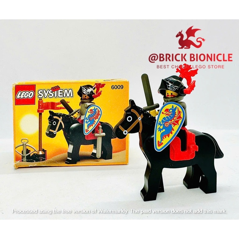 LEGO VINTAGE CASTLE  - ĐỒ CHƠI LẮP GHÉP MEDIEVAL CASTLE - 6009 Black Knight