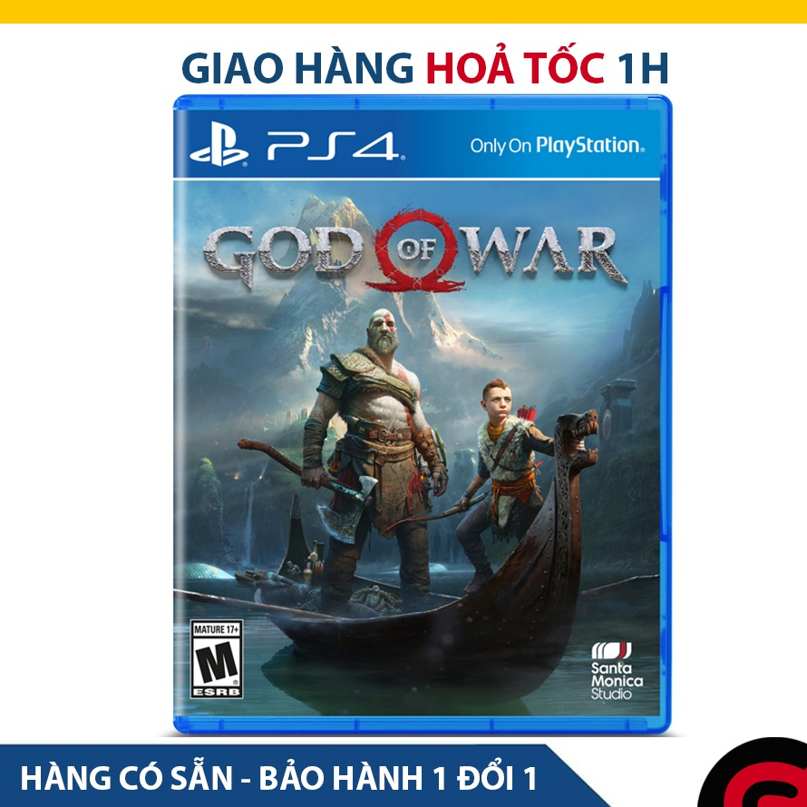 Đĩa Game PS4: God Of War 4 - hệ US