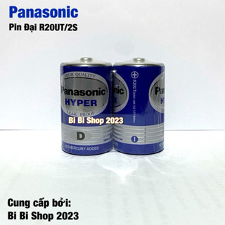 Pin Đại D Panasonic R20UT/2S Vỉ 2 Viên Made in Indonesia