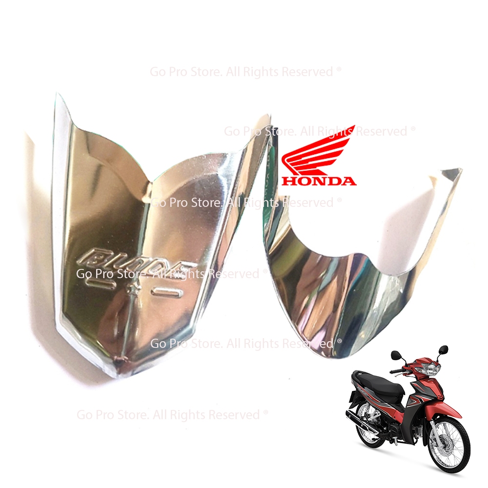 Bộ Ốp Mỏ & Đuôi Dè Xe Số WAVE BLADE Inox D9007