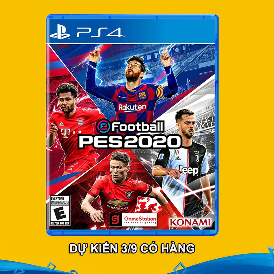 Đĩa Game PS4: PES 2020 (eFootball PES 2020) - hệ US