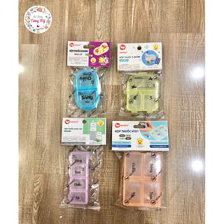 [Chính Hãnh HOFACO] Hộp Chia Thuốc 2 ngăn - 3 ngăn - 4 Ngăn, Hộp Đựng Thuốc, Hộp Nhắc Nhở Uống Thuốc