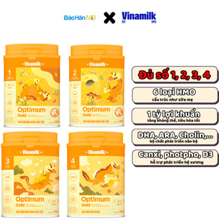 Sữa Bột Optimum Gold  Vinamilk đủ số 1, 2, 3, 4 - Lon 850g và 1,45kg [ Chính Hãng ]