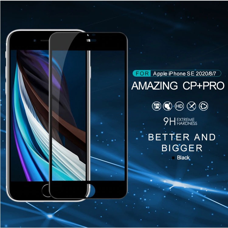 Dán cường lực iPhone 7/ iPhone 8/ iPhone SE 2020 NILLKIN CP+Pro (màu trắng)