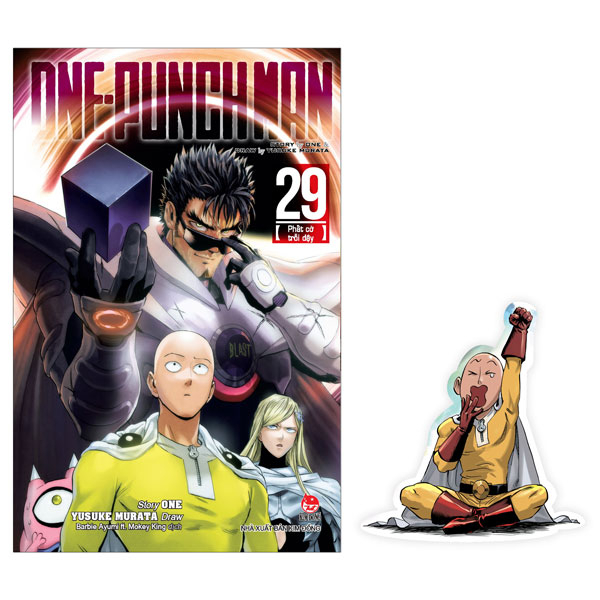 Truyện tranh - One Punch Man - Tập 29 k seal - Tặng Kèm Bookmark bế hình Saitama