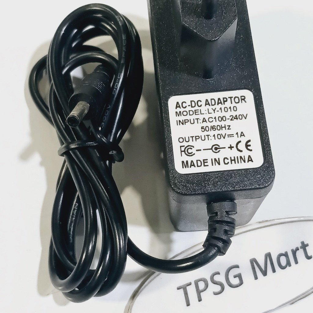 Adapter DC 10V - 1A  (Đầu cắm 3.5mm X 1.35mm)