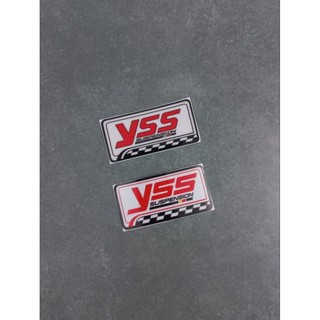 Tem dán chữ Yss đục và trong suốt 6.4x3.3cm có sẵn keo