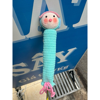 Bọc cán cầu lông len móc 🧶