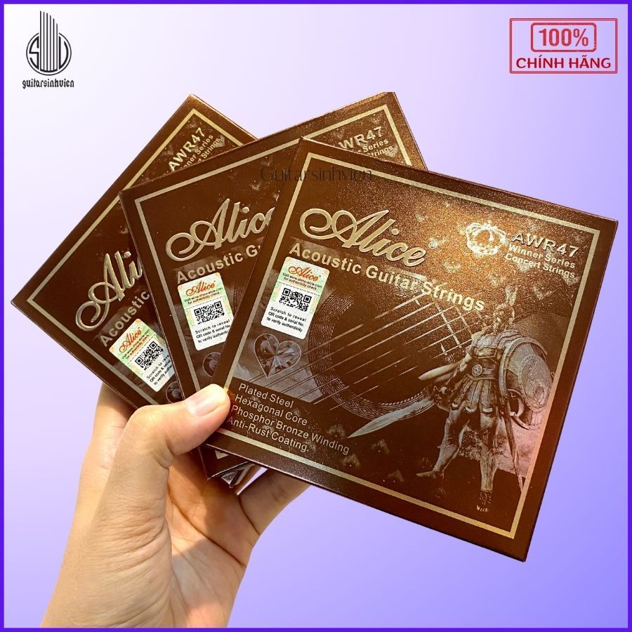 Dây Đàn Guitar Acoustic Alice AWR47 Cao Cấp CHÍNH HÃNG - Dây Đàn Guitar Alice Chính Hãng