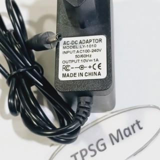 Adapter DC 10V - 1A  / 10V - 2A (Đầu cắm 5.5mm X 2.1mm) hoặc (Đầu cắm 3.5mm x 1.35mm)