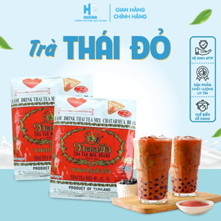 Trà thái đỏ gói 100g nguyên liệu nấu trà sữa thái đỏ thơm ngon đậm vị-nguyên liệu pha chế Hucha