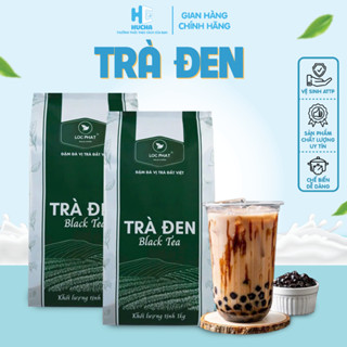 Trà đen lộc phát gói 100g nguyên liệu nấu trà sữa thơm ngon đậm vị-nguyên liệu pha chế Hucha