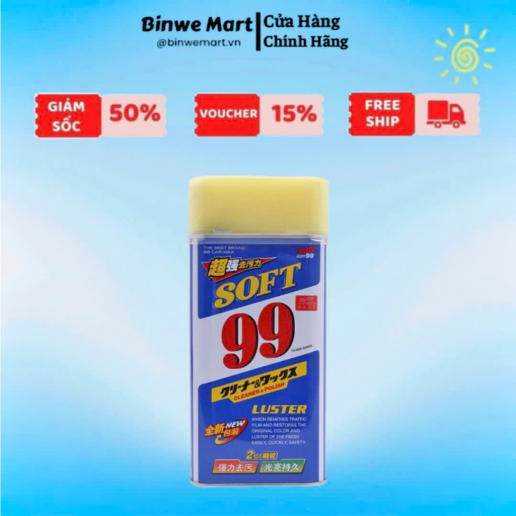 Dầu đánh bóng xe 99 Soft 530ml (Nhật Bản)
