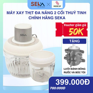 [Chính Hãng] Máy Xay Thịt Đa Năng Seka SK2287 2 Cối Thuỷ Tinh 2L/0,6L Công Suất Cao