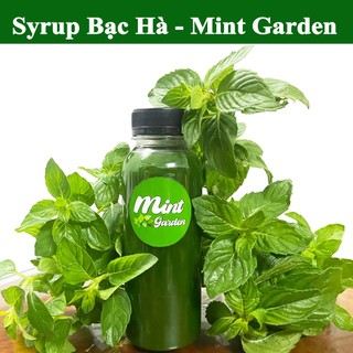 [Hỏa Tốc] Syrup Bạc Hà Xanh - Mint Garden - Chai 330ml/55k