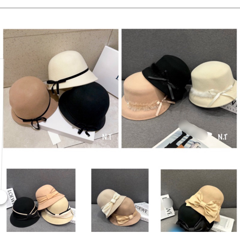 mũ cụp dạ ép lông cừu cao cấp