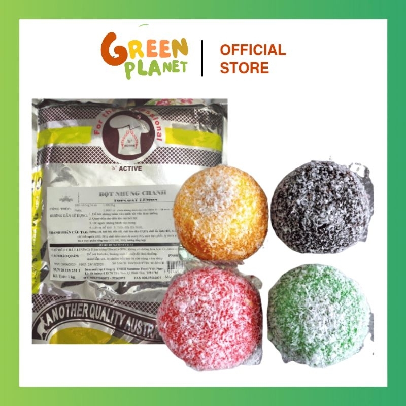Bột nhúng bánh ( dâu, lá dứa,chanh,socola ) 100 - 500g