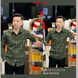 áo sơ mi nam sơ mi boy phố bbr cao cấp màu xanh rêu thời trang chất vải dày dặn cao cấp mẫu mới