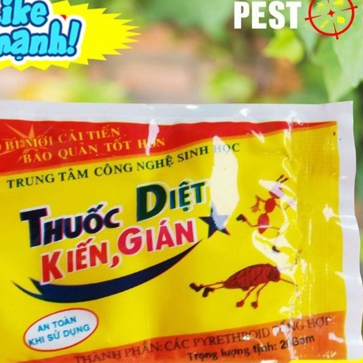 combo 5 gói bột rắc diệt côn trùng kiến - gián ( gói 20g )