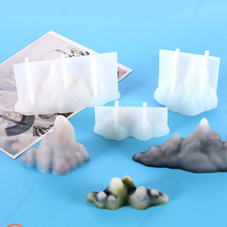 Khuôn silicon dãy núi làm bánh thạch mousse khuôn sáp nến thơm
