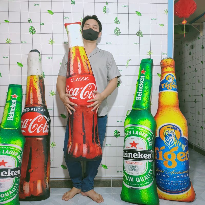 GẤU BÔNG TIGER HENIKEN 80CM