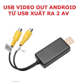 Usb Xuất Video Out, xuất hình ảnh cho màn hình Android , Xuất Video ra màn trần,màn gối xe ô tô