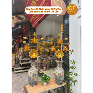 Đế Gỗ Cắm Hoa Bình Sứ