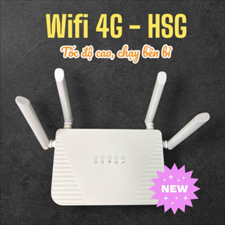 Cục phát wifi từ sim 4g HSG 4 ăngten dùng 24/24 cho nơi khong có internet