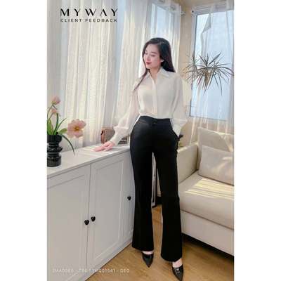 Quần Ống Vảy Nữ MY WAY Cạp Cao Tôn Dáng Sang Trọng 1MQ01541