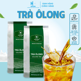 Trà Olong lộc phát gói 50g nguyên liệu pha chế trà sữa, trà trái cây nguyên liệu Hucha