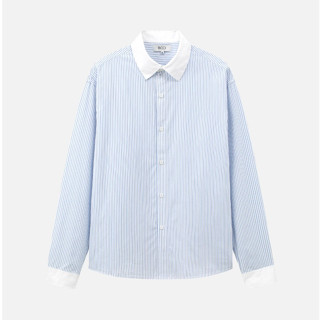 Áo Sơ Mi BOO Unisex Oversized Phối Tay Cá Tính Độc Lạ Essential