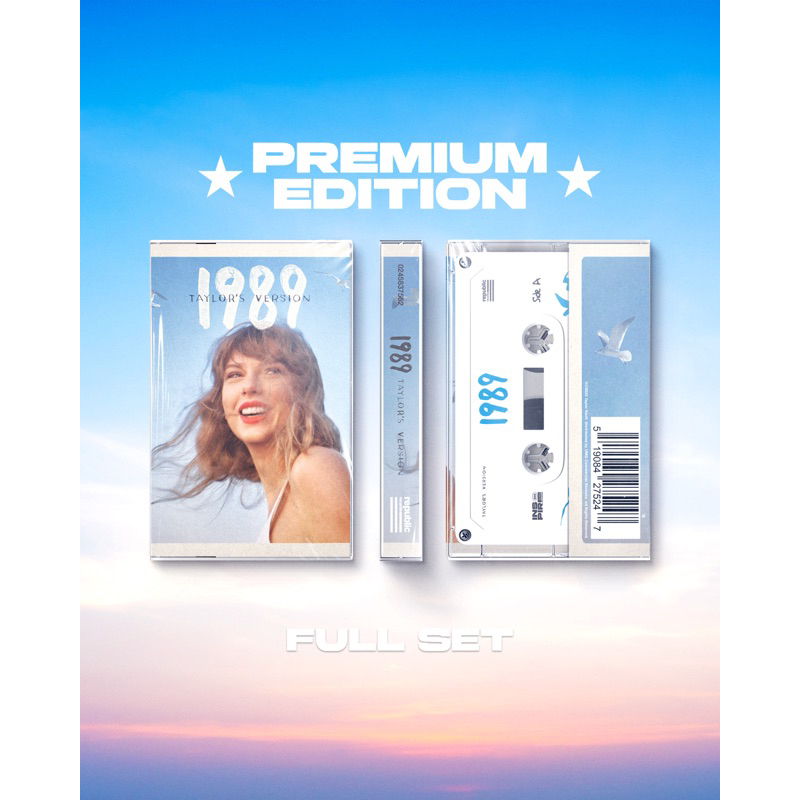 Băng Cassette 1989 (Taylor’s Version) - Taylor Swift - [Premium Custom Cassette Tape]