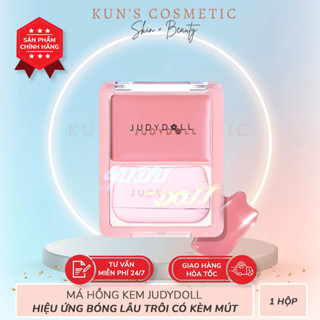 Má hồng Kem Judydoll Glow Blush Blam có kèm mút tán má hồng 1hộp