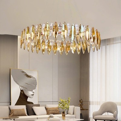 Đèn thả chùm MONSKY SANTE 60cm pha lê đẳng cấp, sang trọng trang trí nội thất hiện đại [ẢNH THẬT 100%].