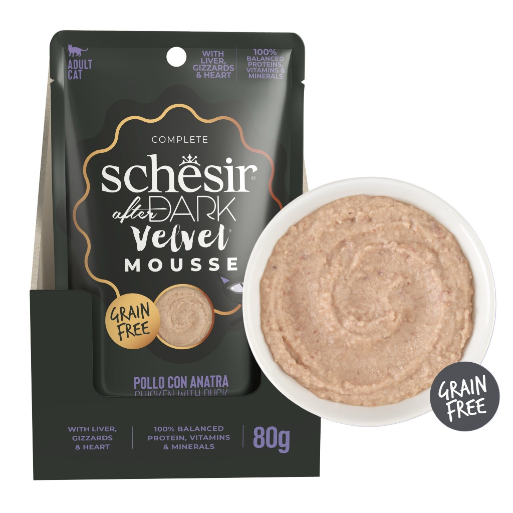 Pate Cho Mèo Tiki Cat Schesir Yêu Thích Tại Mỹ Gói 80g 4 Vị Thơm Ngon