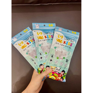 túi 10 khẩu trang kf94 trẻ em ( khẩu trang cá trẻ em )