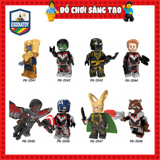  Xếp hình Minifigure Marvel Biệt đội siêu anh hùng Avengers Endgame - Đồ Chơi Lắp Ghép Sáng Tạo - POGO PG8229 