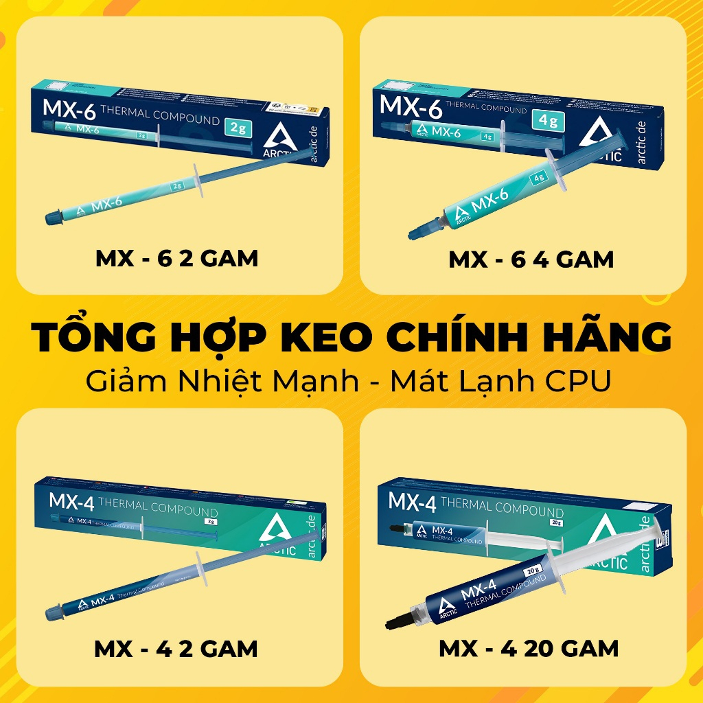 Tổng Hợp Keo Tản Nhiệt Cho Cpu VGA Chính Hãng | EZPC