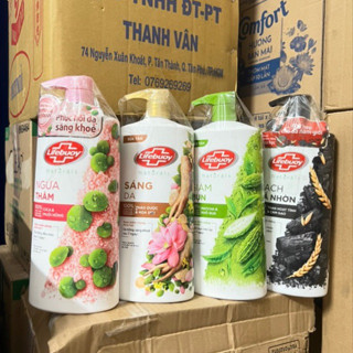 Sữa tắm lifebuoy Detox Than Hoạt Tính / matcha khổ qua 800g tặng chai rửa tay 120g hoặc túi tắm 350g