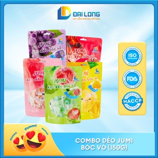 COMBO 5 gói kẹo JUMI 150g ĐẠI LONG  4-5 vị dẻo dẻo, dai dai hương vị trái cây Snack, Candy