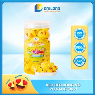 (Hộp 30 viên) Kẹo Dẻo Bóng Nổ Vịt Vàng ĐẠI LONG hương Trái Cây ngộ nghĩnh, đáng yêu