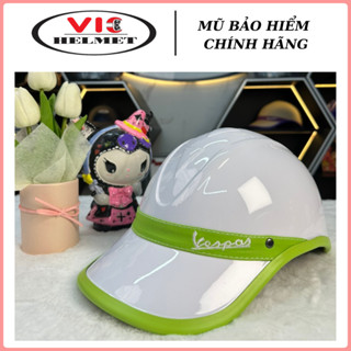 Mũ bảo hiểm lưỡi trai Vic TL-mũi tên thể thao đai vespa cao cấp, nón bảo hiểm kết thời trang cá tính dành cho nam nữ