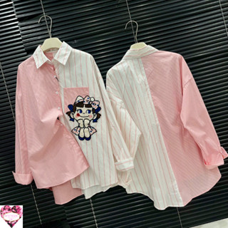 Áo Sơ Mi Nữ Búp Bê Thêu Chất Thô Lanh Mềm Mịn Form Rộng Giấu Quần Freesize Quảng Châu Cao Cấp