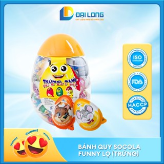 Bánh quy socola Funny lọ Đại Long - Đồ chơi vui nhộn (Trứng, oto) siêu đáng yêu dành cho trẻ em