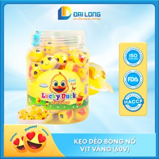 [Hộp 60 viên] Kẹo Dẻo Bóng Nổ Vịt Vàng ĐẠI LONG Hương Trái Cây Ngộ Nghĩnh, đáng yêu