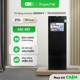 VH-230VD3 - Tủ Đông Sanaky Inverter 213 Lít VH 230VD3 - Bảo Hành Chính Hãng - Giao Hàng Toàn Quốc