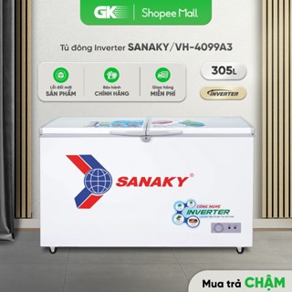 VH-4099A3 - Tủ Đông Sanaky 305 Lít VH-4099A3 - 1 Ngăn Đông 2 Cánh Mở - Bảo Hành Chính Hãng