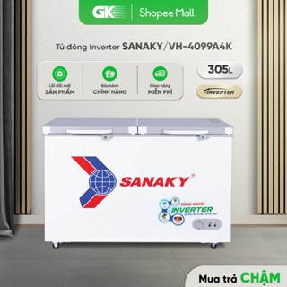 VH-4099A4K - Tủ đông Sanaky Inverter 305 lít VH4099A4K 1 ngăn đông 2 cánh dàn đồng