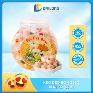 Hộp mắt to 50 viên loại xịn ĐẠI LONG  mắt siêu to kẹo Dẻo Trái Cây Hình Con Mắt Thơm Ngon Khó Cưỡng