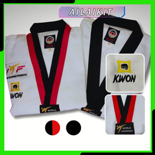  1 Bộ Võ Phục Taekwondo Kwon| Đồ võ đấu đối kháng Taekwondo - Kwon chất Vải Sọc nhẹ bền đẹp Ailaikit 